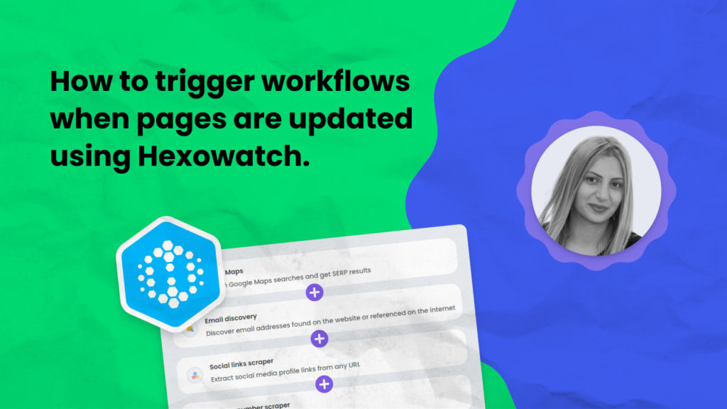 How to trigger workflows when pages are updated using Hexowatch - tutorial
