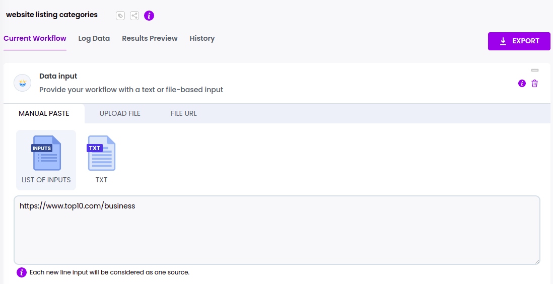 How to scrape any website to an Excel spreadsheet Hexomatic