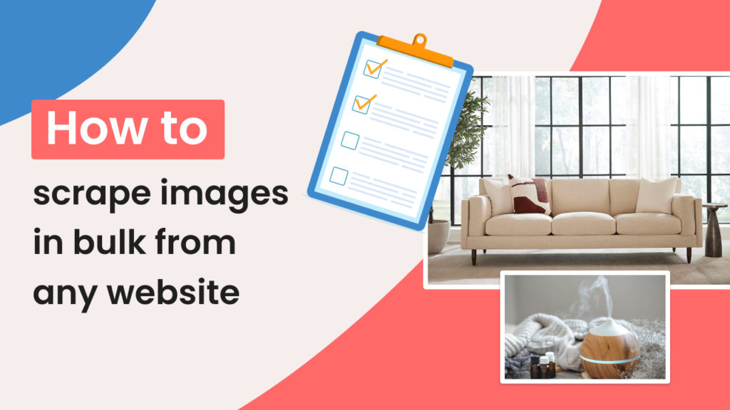 How to scrape images in bulk from any website