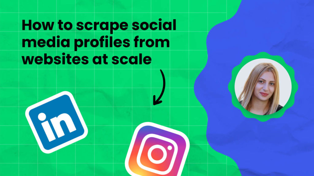 How to scrape social media profiles from websites - tutorial
