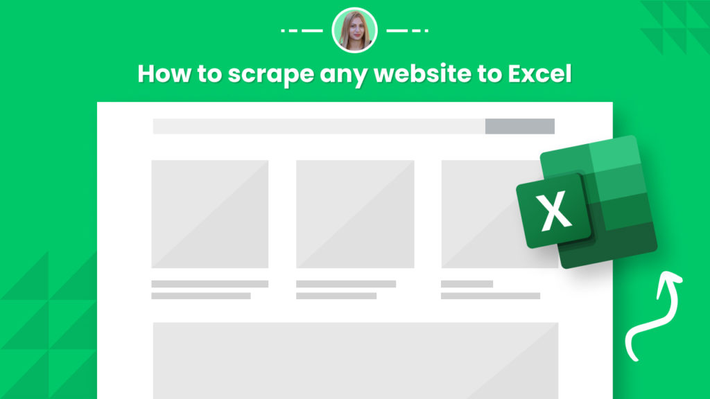 How to scrape any website to Excel - tutorial