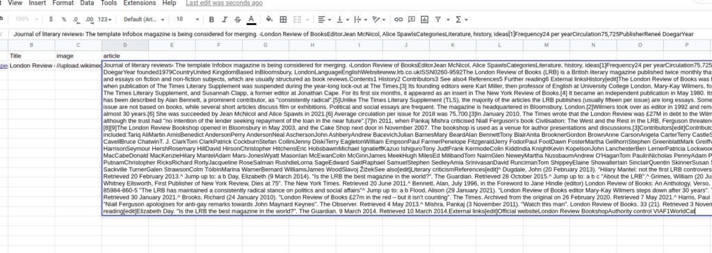 How To Scrape Data From WIkipedia | Hexomatic Academy