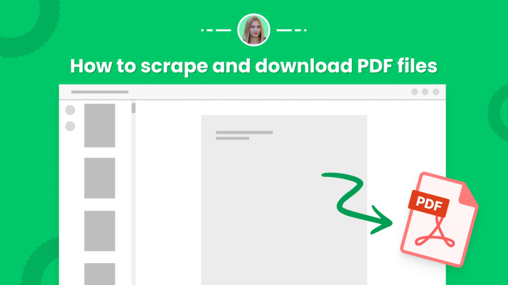 how to scrape and download pdf files