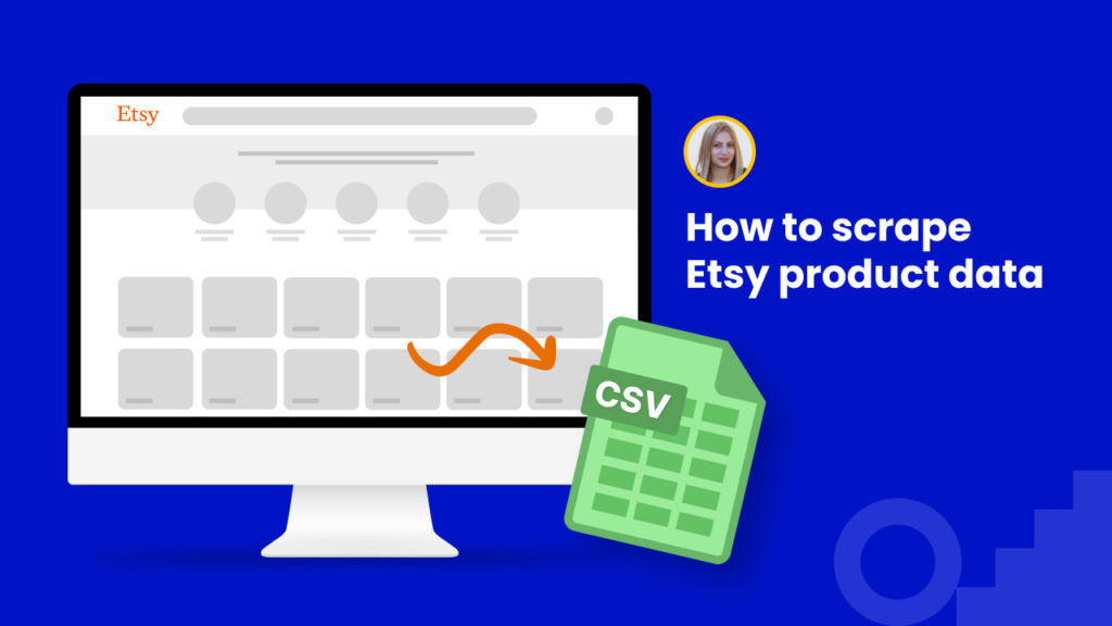 How to scrape Etsy product data - tutorial
