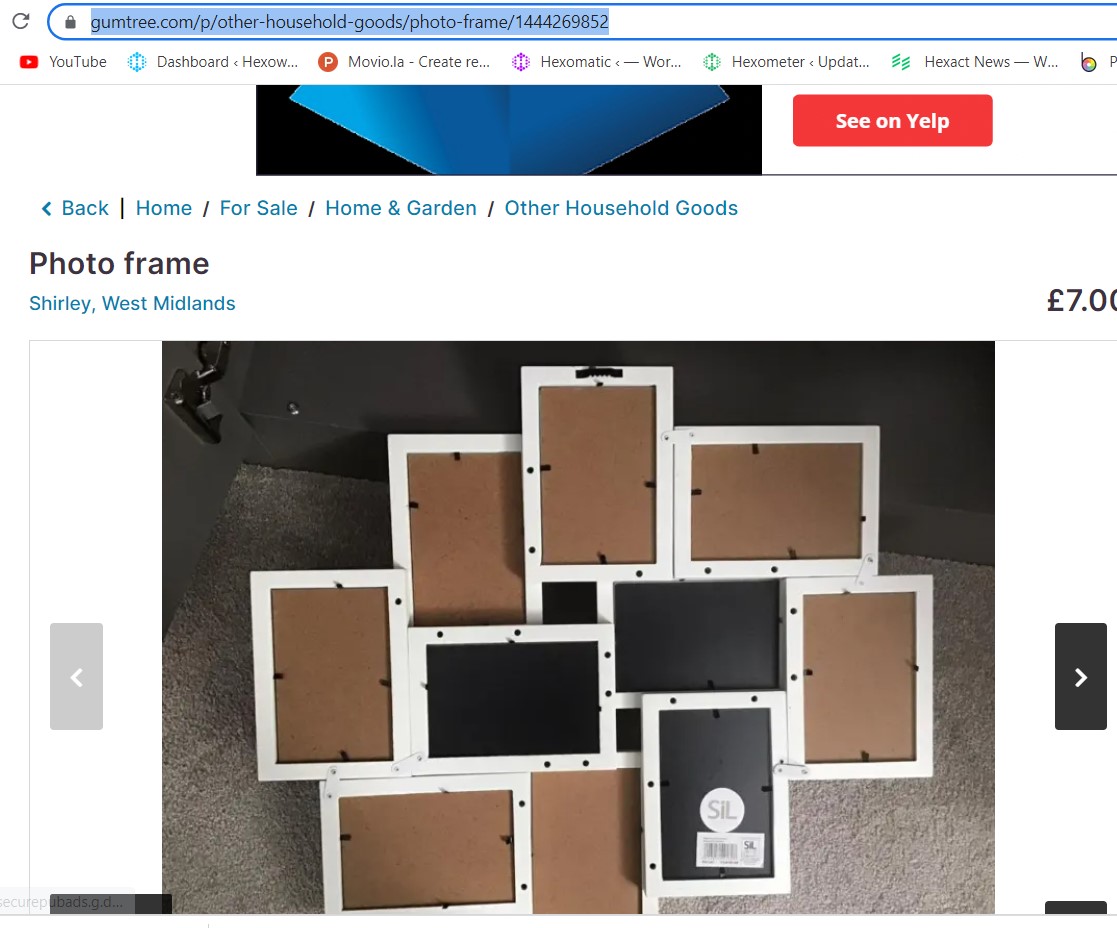 How to scrape Gumtree Hexomatic