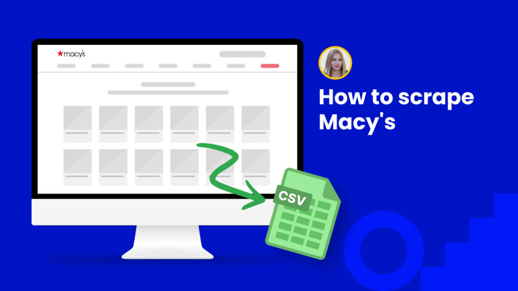 How to scrape Macy's