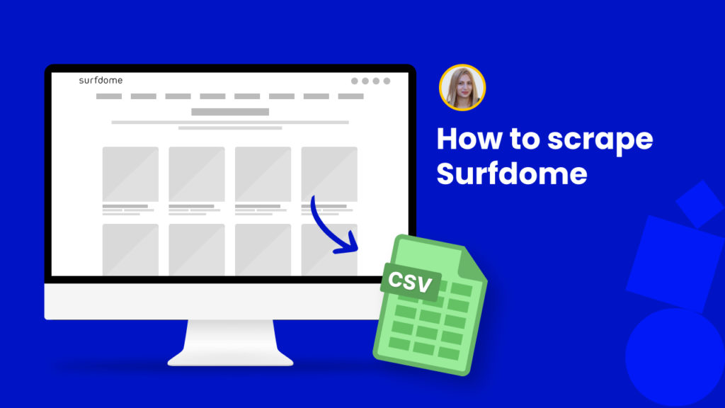 How to scrape Surfdome