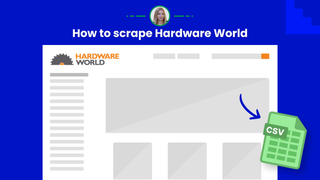 How to scrape Hardware World