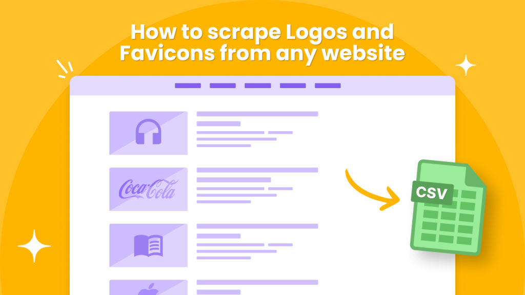 How to scrape logos and favicons from any website