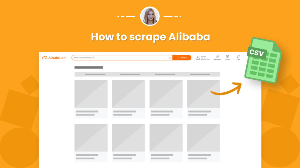 How to scrape Alibaba