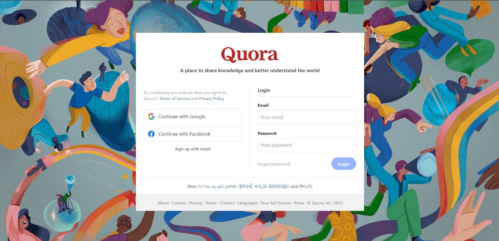Quora- one of the most scraped websites