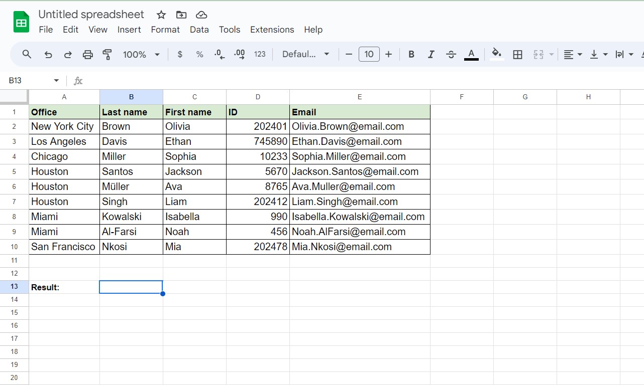 Vlookup in Excel and Google Sheets