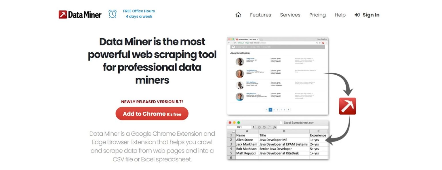 Data Miner Review & Alternatives 2024: Main Features and Use Cases ...